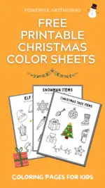 Free Printable Christmas Color Sheets