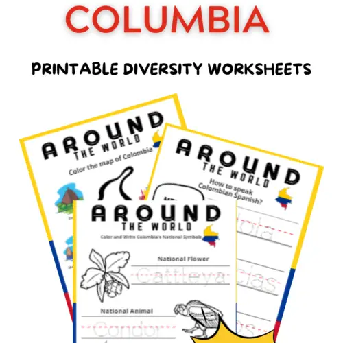Columbia cultural education printable diversity worksheets free