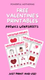 Free Valentine’s Printables – Phonics