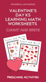 Valentine’s Day K5 Learning Math Worksheets