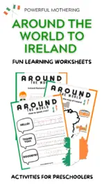 Learning Worksheets – Around the World to Ireland