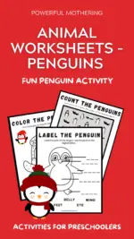 Animal Worksheets – Penguins