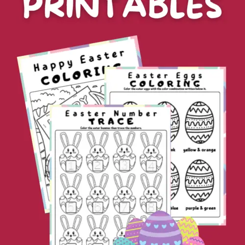 Free Easter printable kids activities