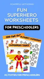 Superhero Worksheets