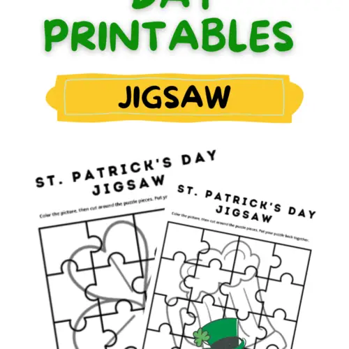St. Patrick's Day printables - jigsaw puzzles for download
