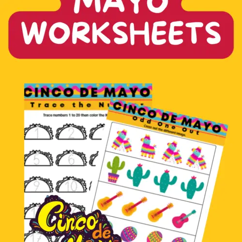 Cinco de Mayo worksheets for kids