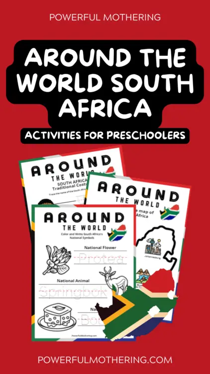 culture worksheets - South Africa - free downloadable worksheets for kids