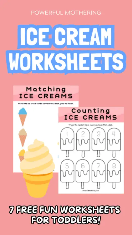 ice cream worksheets for kids available for free download