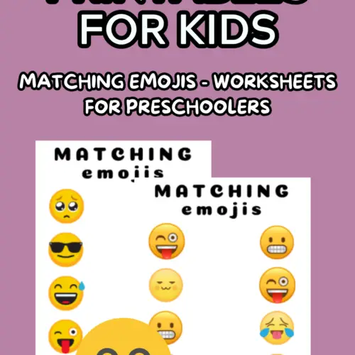 Emoji printables for kids