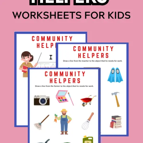 community helpers worksheets for kids