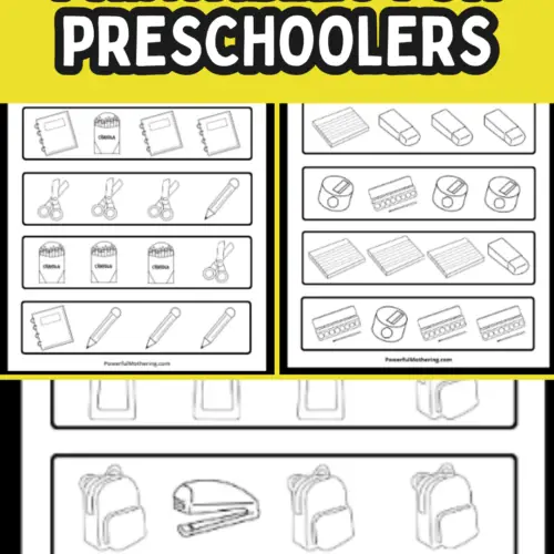 odd one out printables for preschoolers
