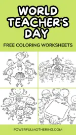 World Teachers Day Coloring Worksheets