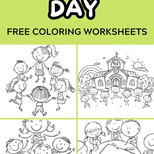 World Teachers Day free coloring worksheets