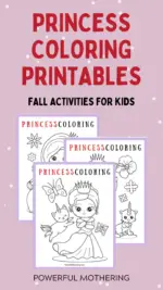 Princess Coloring Printables