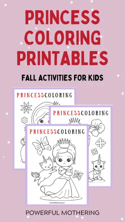 free princess coloring printables for kids