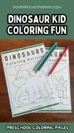 Dinosaur Kid Coloring Fun