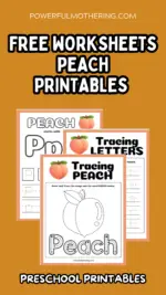 Free Worksheets Peach Printables