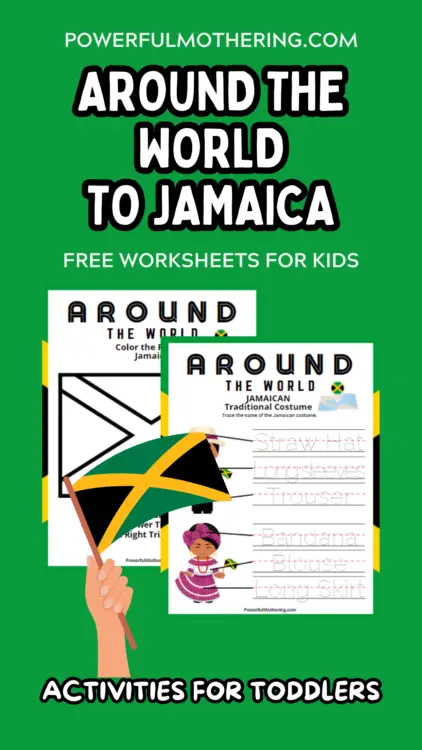 Around the World to Jamaica international worksheets