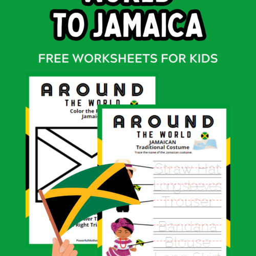 Around the World to Jamaica international worksheets