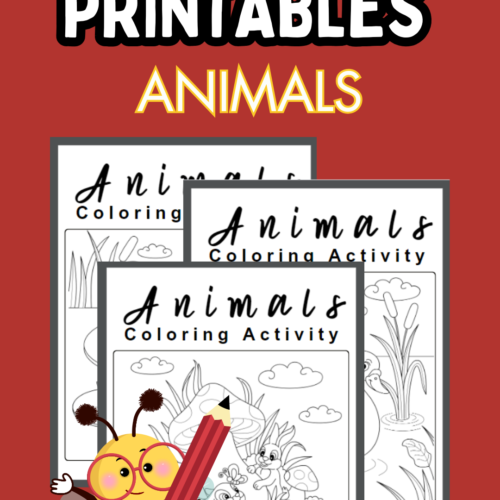 free animal coloring printables for kids