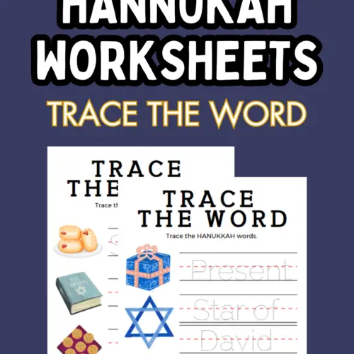 free Hanukkah worksheets