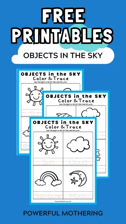 free printables objects in the skiy