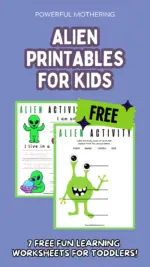 Alien Printables for Kids