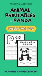 Animal Printables – Panda