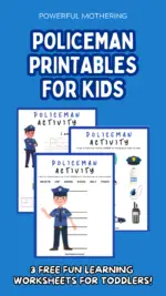 Policeman Printables for Kids