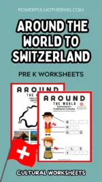 Pre K Worksheets – Around the World to Switzerland