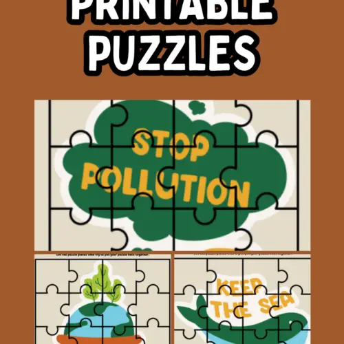 Earth Day Printable Puzzles