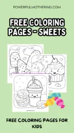 Free Coloring Pages – Sweets