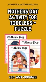 Mothers Day Activity for Toddlers – Puzzle