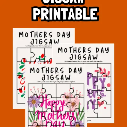 Mothers Day Jigsaw Printable