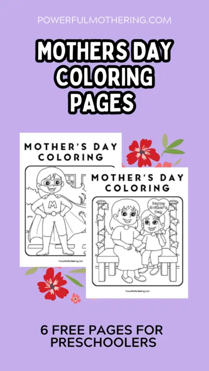 FREE Mothers Day Coloring Pages